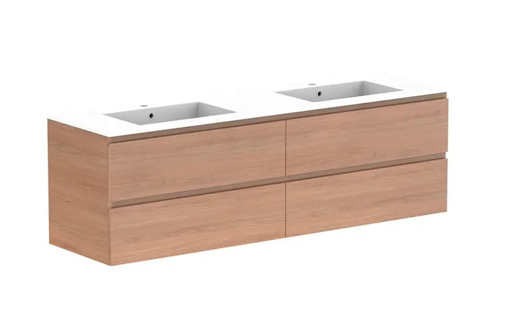 Glacier Full Depth, All Drawer Vanity with ceramic top LITE model ADP