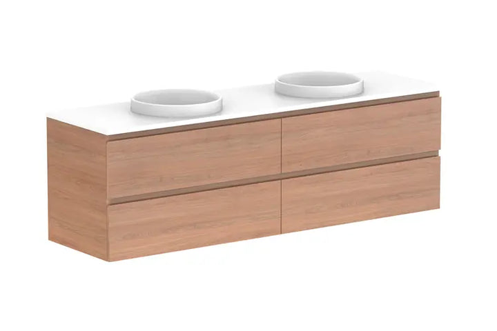Glacier Full Depth, All Drawer Vanity with stone top LITE model ADP