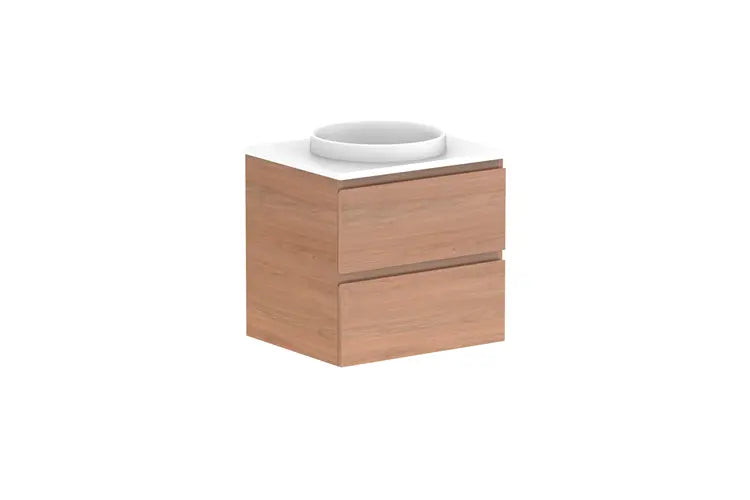 Glacier Full Depth, All Drawer Vanity with stone top LITE model ADP
