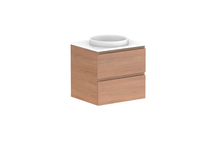 Glacier Full Depth, All Drawer Vanity with stone top LITE model ADP