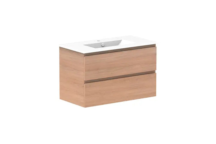 Glacier Full Depth, All Drawer Vanity with ceramic top LITE model ADP