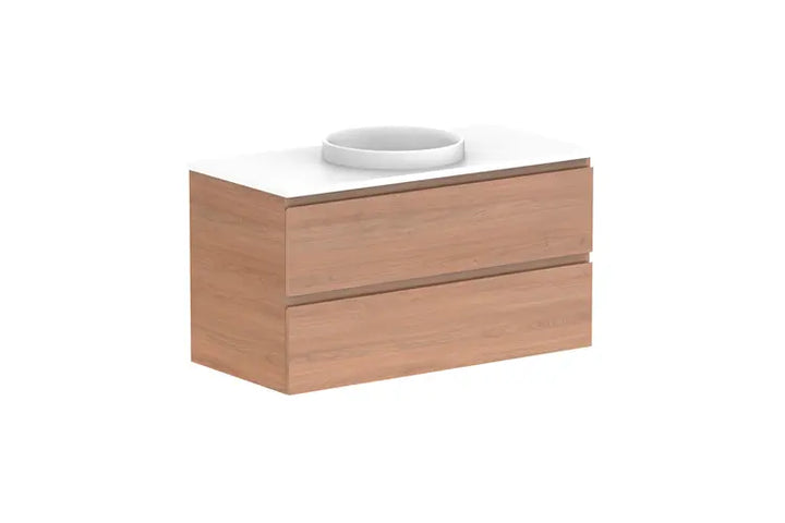 Glacier Full Depth, All Drawer Vanity with stone top LITE model ADP