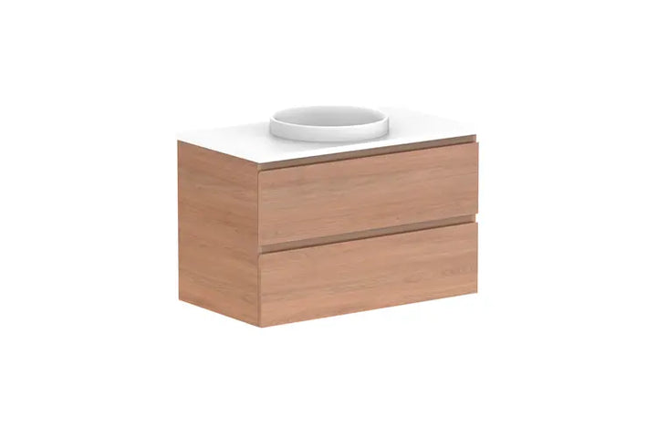 Glacier Full Depth, All Drawer Vanity with stone top LITE model ADP