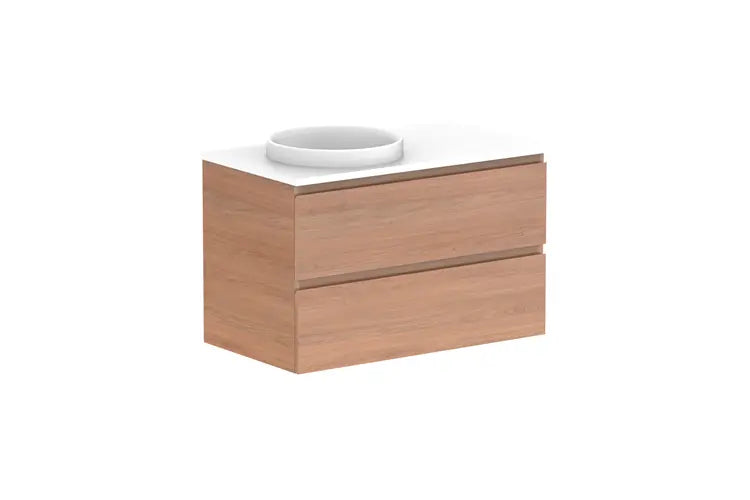 Glacier Full Depth, All Drawer Vanity with stone top LITE model ADP
