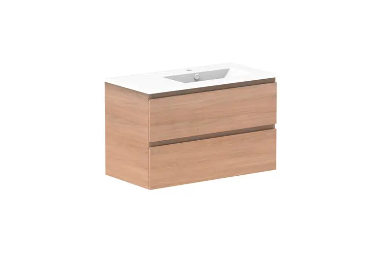 Glacier Full Depth, All Drawer Vanity with ceramic top LITE model ADP