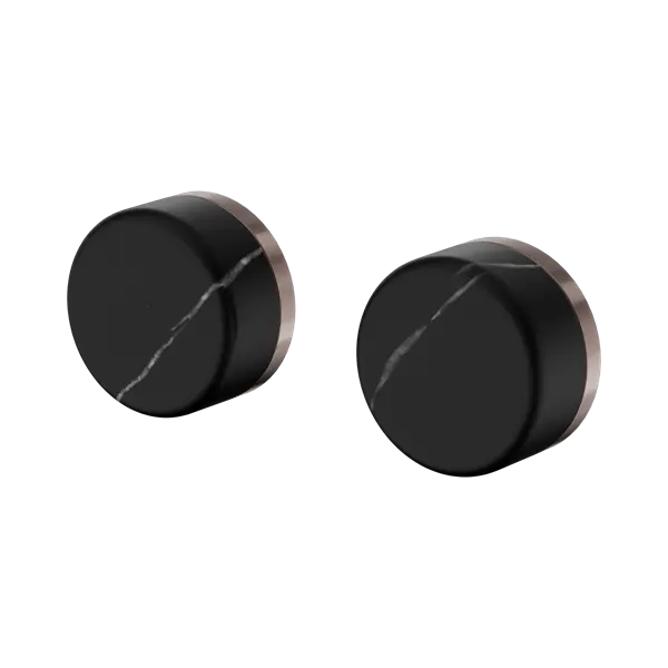 Serenity Wall Top Assembly Brushed Bronze Trim Nero tapware