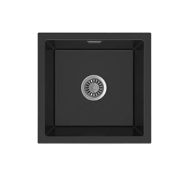 Oros 450 Arqstone sink with Overflow- Black Seima