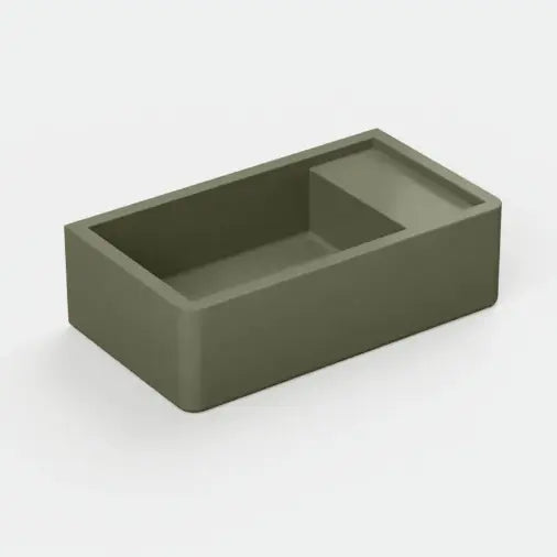 SHELF 01 BASIN wall mounted basin *No Taphole, No overflow* (On display) Nood Co.