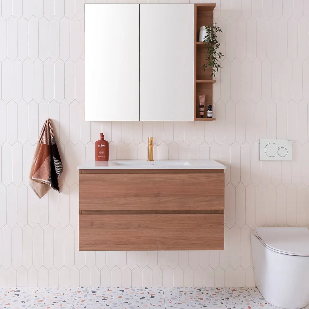 Glacier Full Depth, All Drawer Vanity with ceramic top LITE model ADP