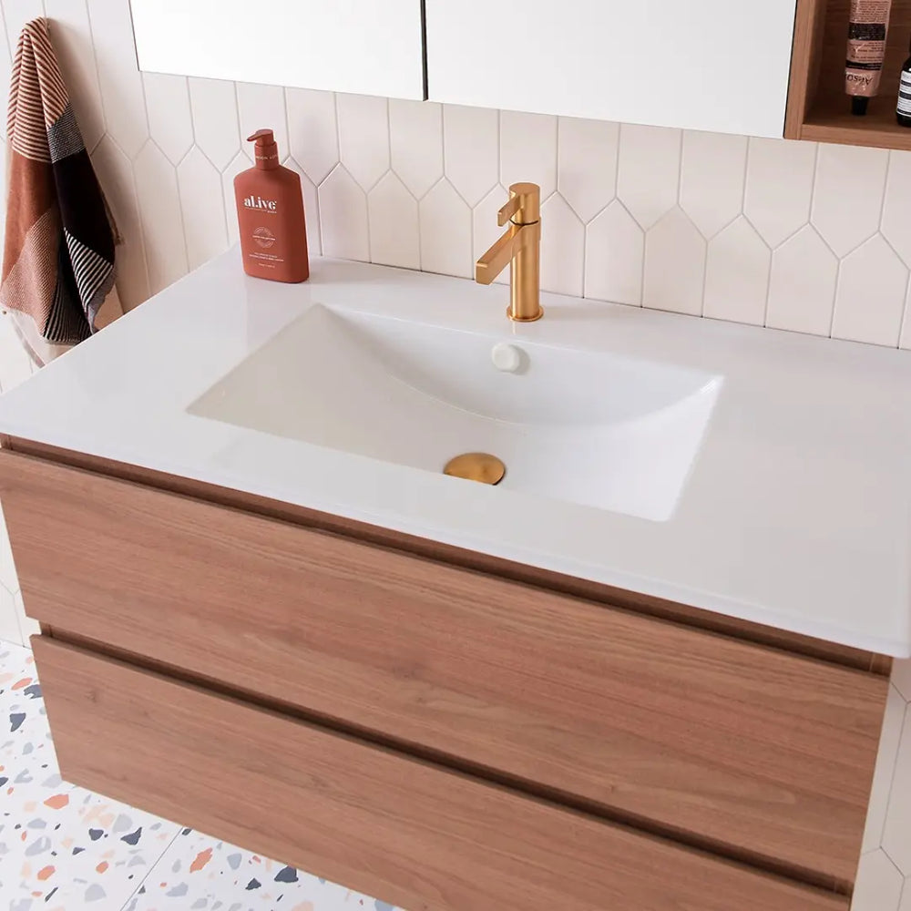 Glacier Full Depth, All Drawer Vanity with ceramic top LITE model ADP