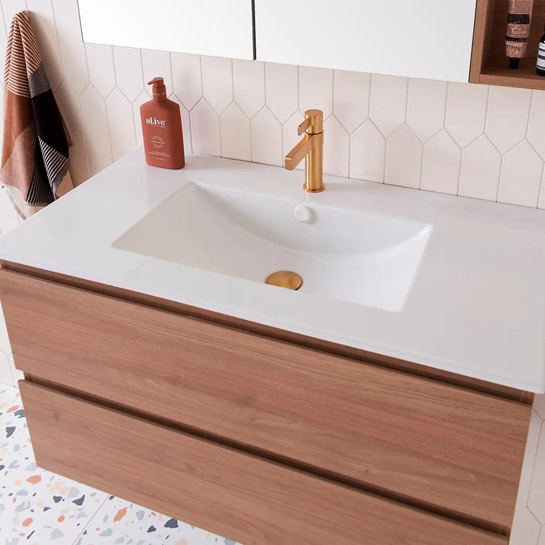 Glacier Full Depth, All Drawer Vanity with ceramic top LITE model ADP