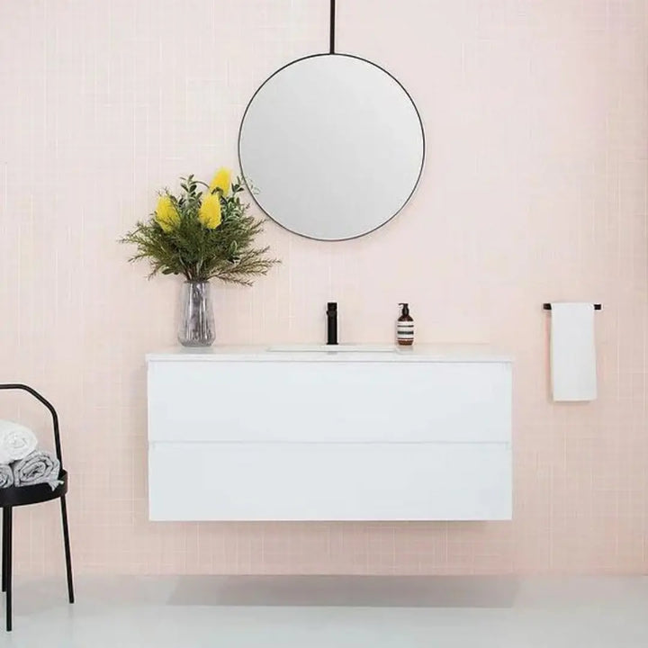 Glacier Full Depth, All Drawer Vanity with stone top LITE model ADP
