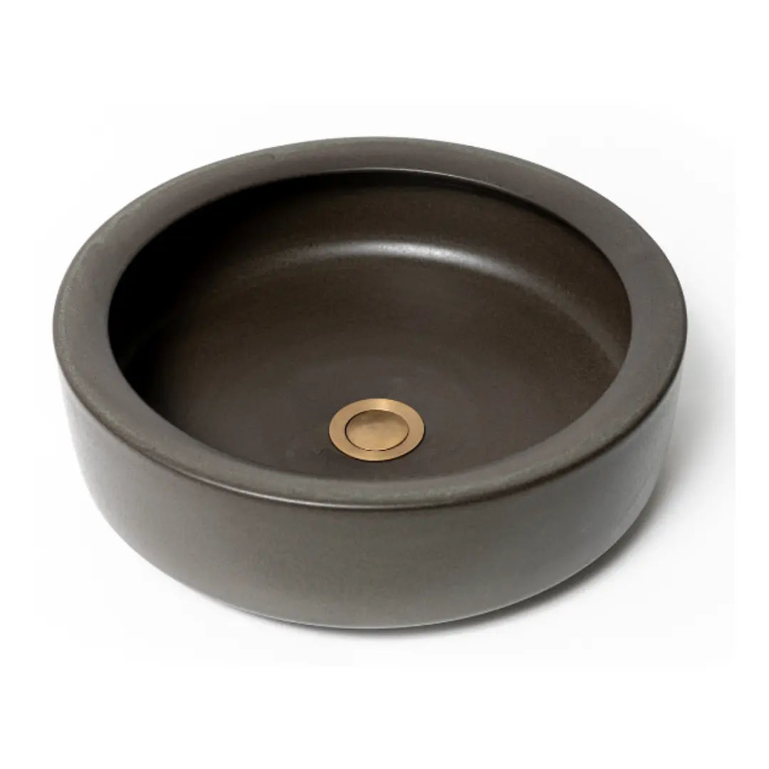 Classic Series "Charcoal" Ceramic Basin Lindsey Wherrett Ceramics