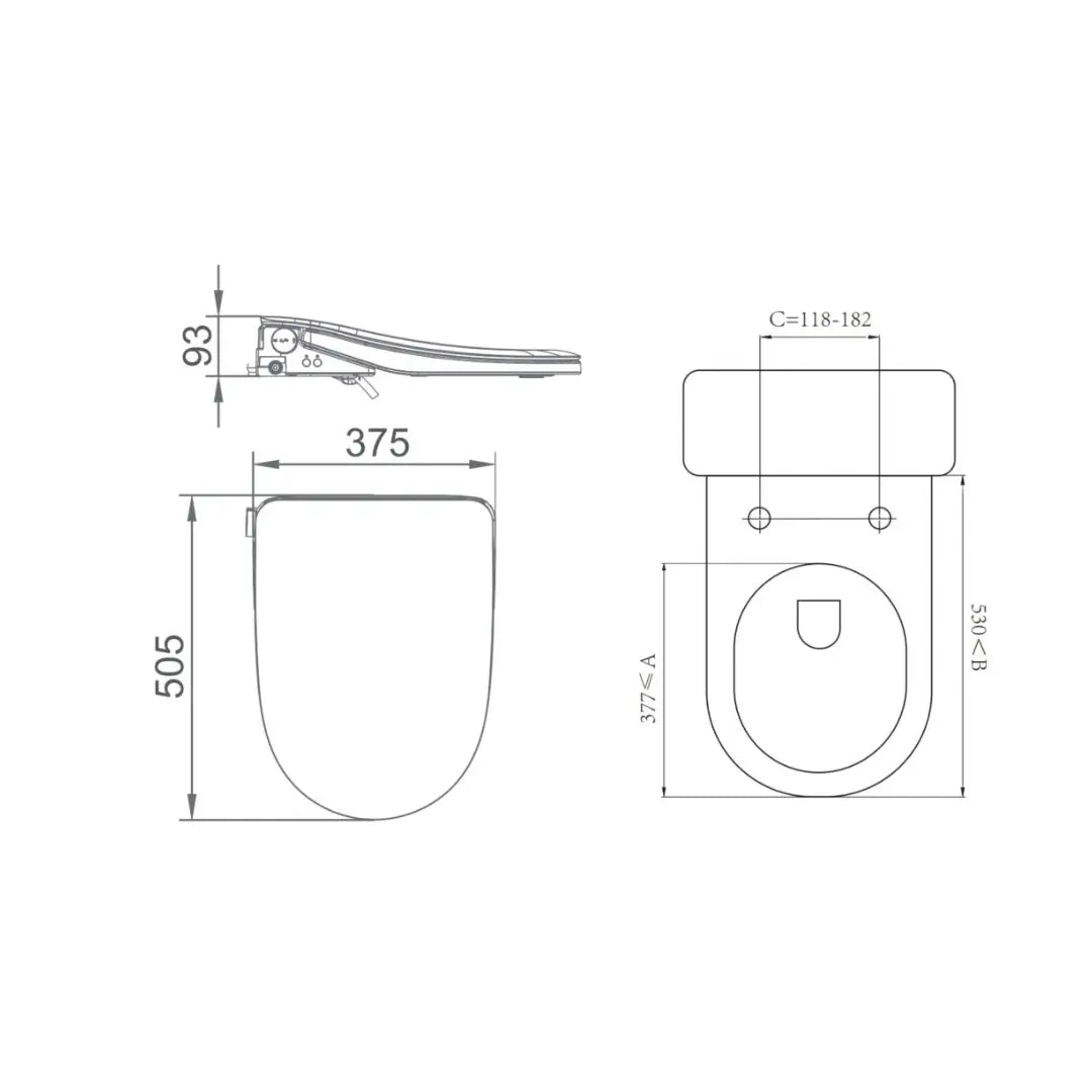 Thea Luxury Bidet Seat Alex Group Aus