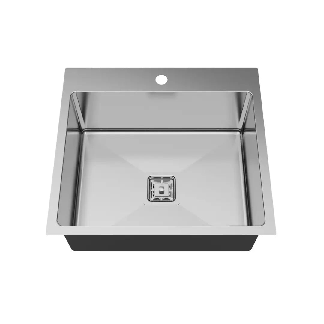 QUBIX130T Square 47L Single Bowl with Tap Landing Suprema