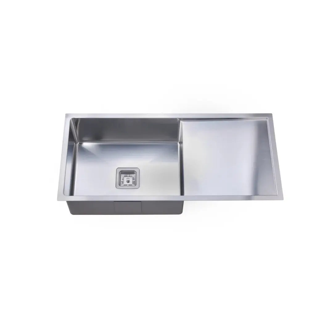 QUBIX100D Square 40L Bowl Sink with Drainer Suprema