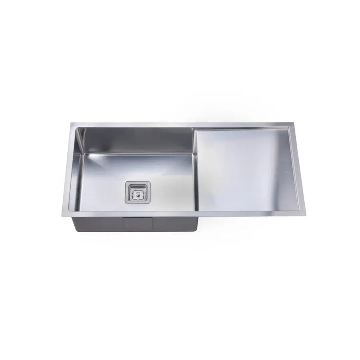 QUBIX100D Square 40L Bowl Sink with Drainer Suprema