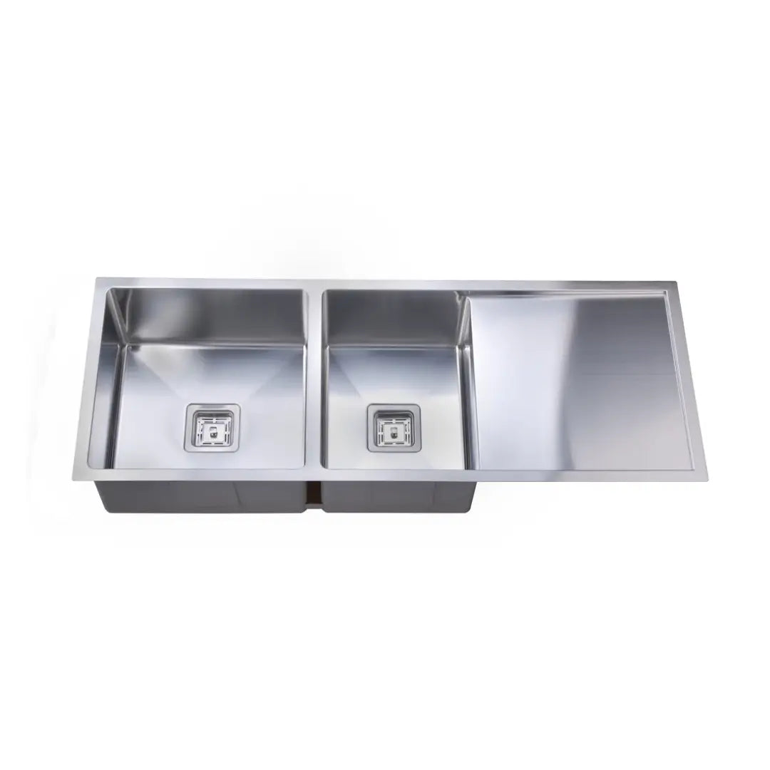 QUBIX400D 1 & 3/4 Square Bowl Sink with Drainer Suprema