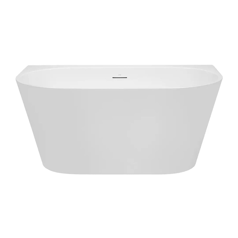 Alegra 1400 Back-To-Wall Freestanding Bath with Integrated Overflow Decina