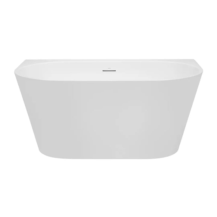 Alegra 1400 Back-To-Wall Freestanding Bath with Integrated Overflow Decina