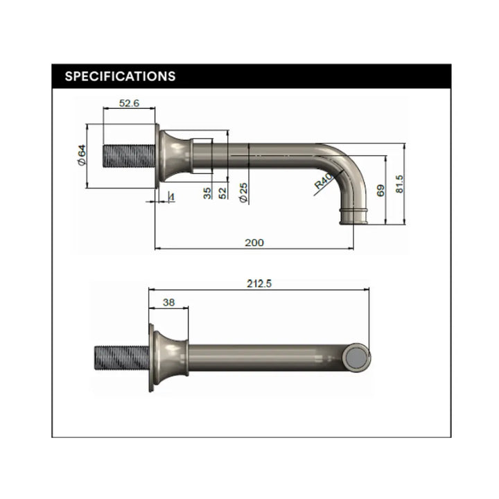 Harrington Wall Spout Meir