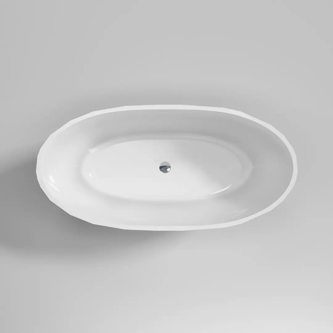 Leila Diamante Freestanding acrylic Bath matte white 1700mm BNK