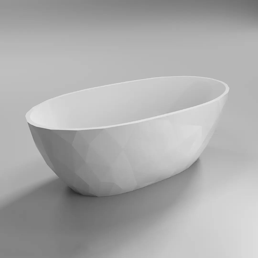 Leila Diamante Freestanding acrylic Bath matte white 1700mm BNK