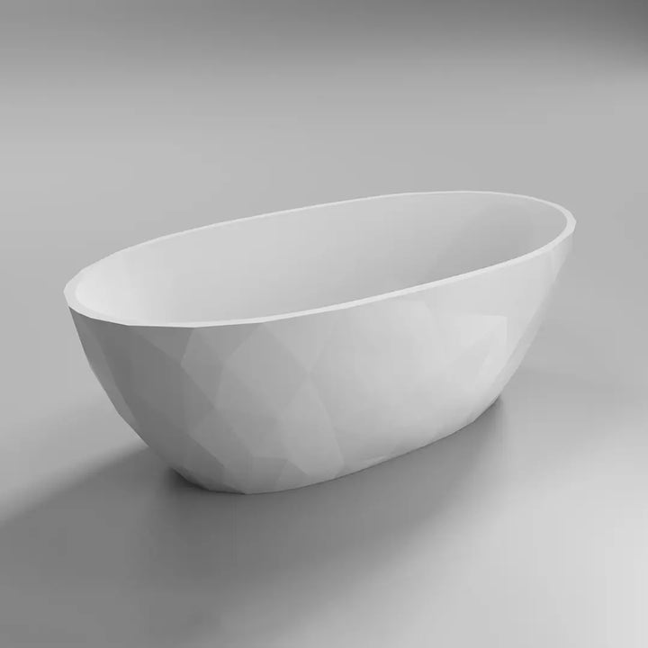 Leila Diamante Freestanding acrylic Bath matte white 1700mm BNK