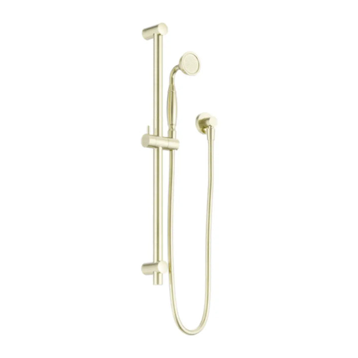 York Shower Rail with Metal or Porcelain Hand Shower Nero tapware