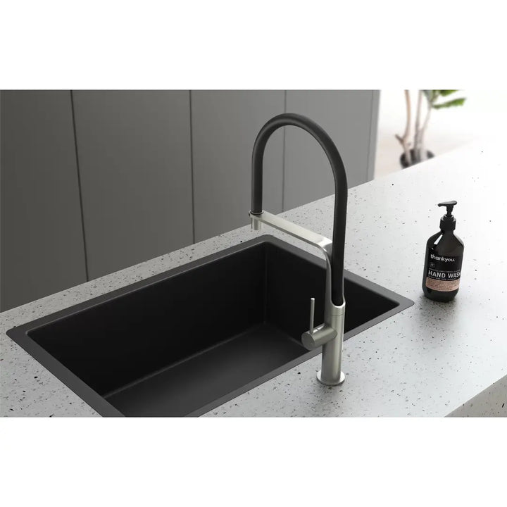 Vido Flexible Hose Sink Mixer Round Phoenix