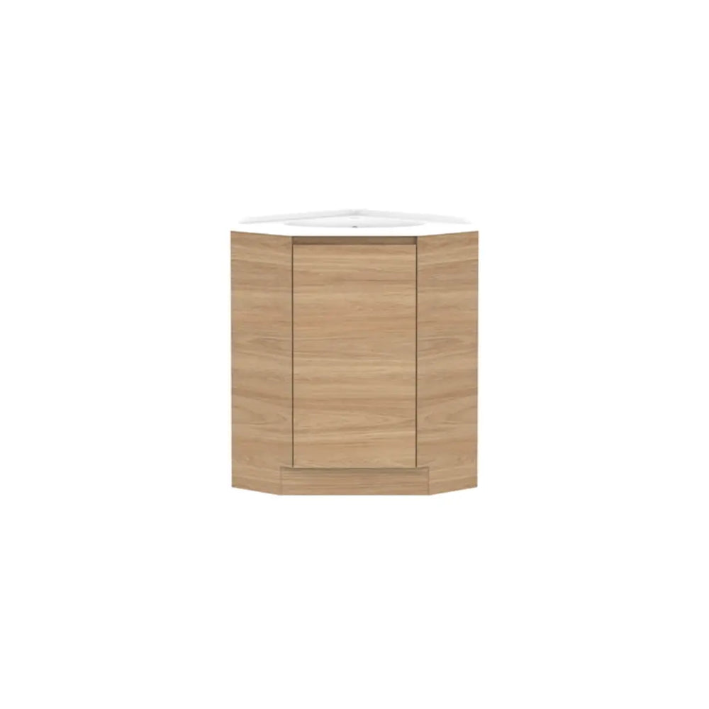 Glacier Corner Vanity with cast marble or benchtop - Freestanding ADP