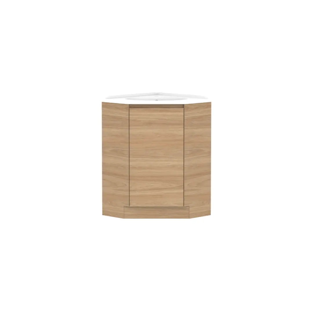 Glacier Corner Vanity with cast marble or benchtop - Freestanding ADP