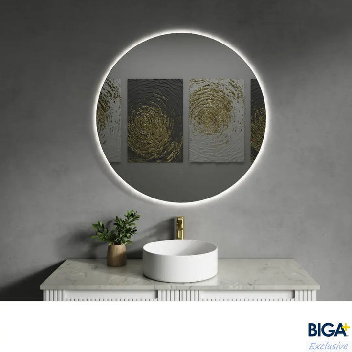 Sienna Round Touch-Free LED Mirror - 700 &amp; 900mm Alex Group Aus