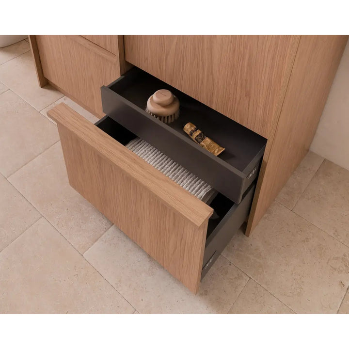 Eli All Drawer Vanity with stone top - wall hung or freestanding ADP