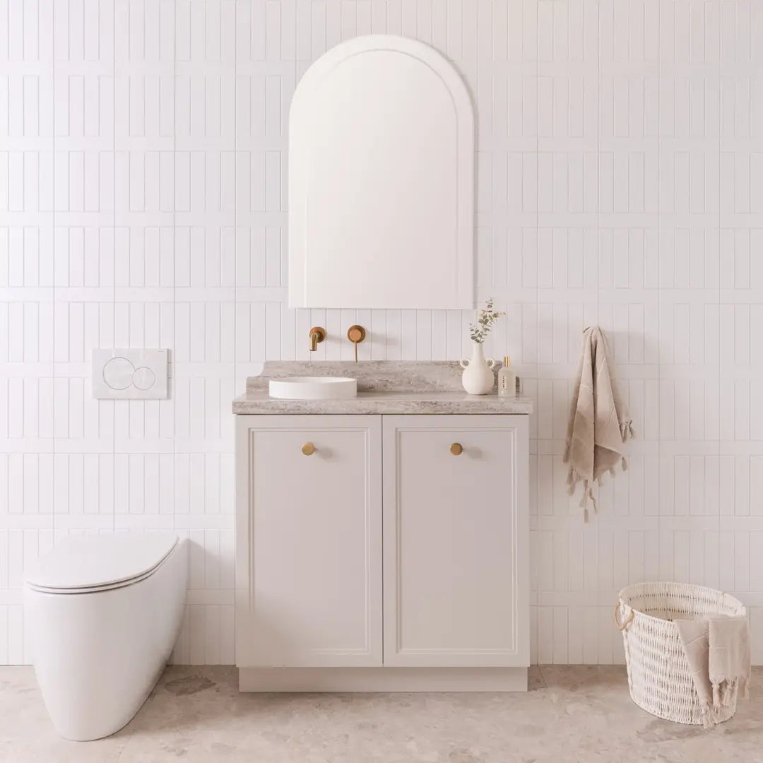 Mabel Mini All-Drawer Vanity with stone top - wall hung or freestanding ADP