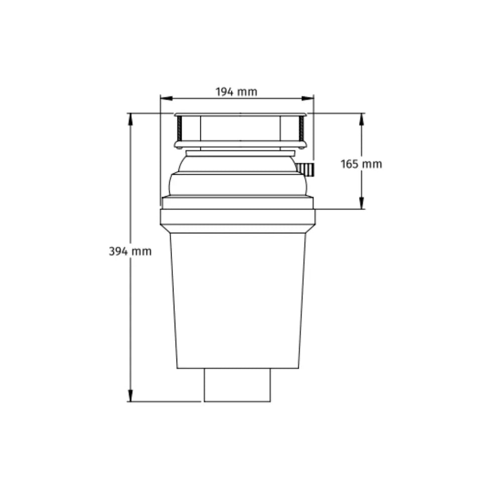 Abey Enviro-Green Waste Machine 1 ¼ HP Built-in Air Switch Abey