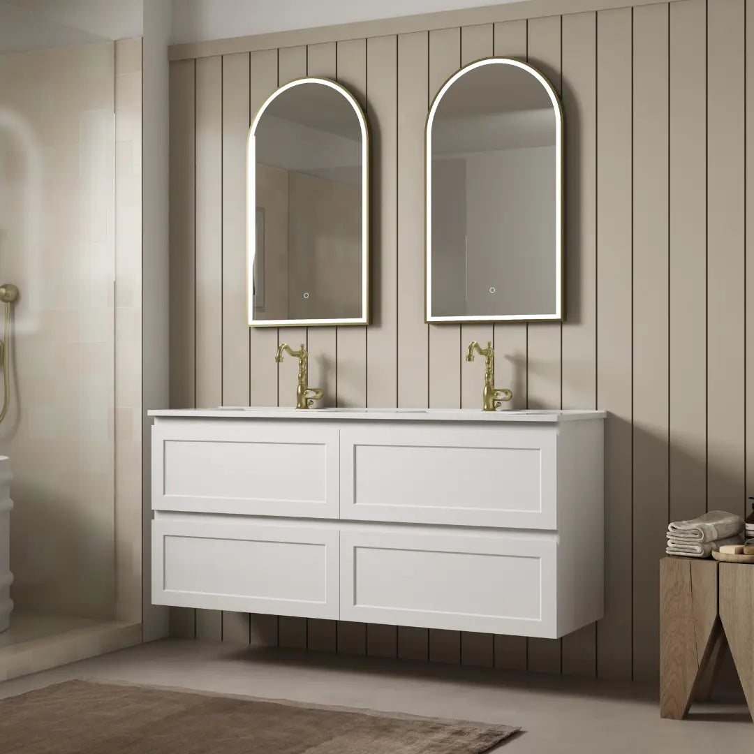 Marland PVC Vanity with ceramic top - wall hung or freestanding BNK