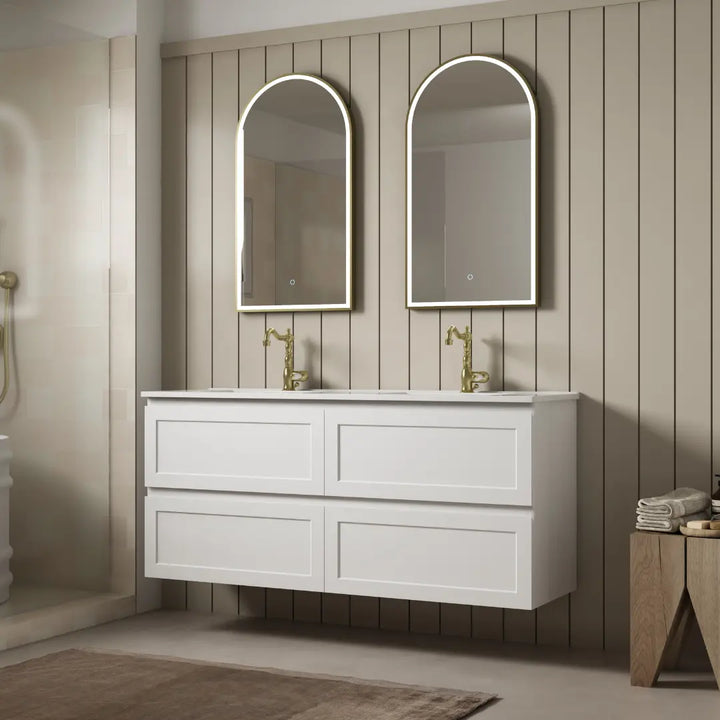 Marland PVC Vanity with ceramic top - wall hung or freestanding BNK