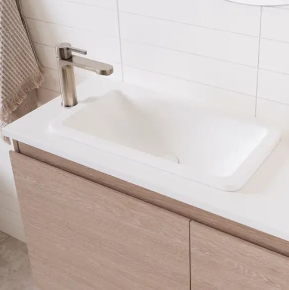 Hope Under-Counter or Inset Basin, Matte White ADP