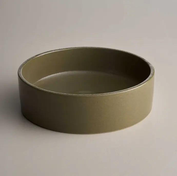 Robert Gordon Clay 350 or 400 Ceramic Above Counter Basin / Olive Robert Gordon