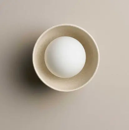 Robert Gordon Ceramic Wall Bowl Sconce Light / Poppyseed Robert Gordon