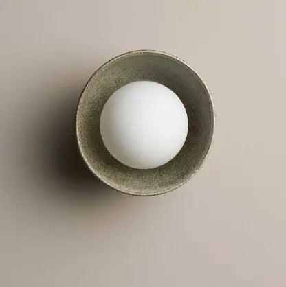 Robert Gordon Ceramic Wall Bowl Sconce Light / Rivergum Robert Gordon