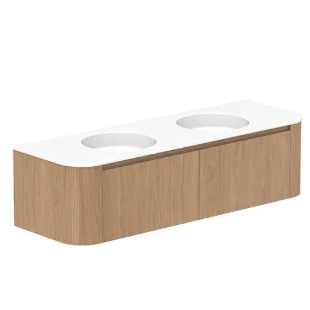 Surry Curved Vanity, 750, 900, 1200, 1500 and 1800mm ADP