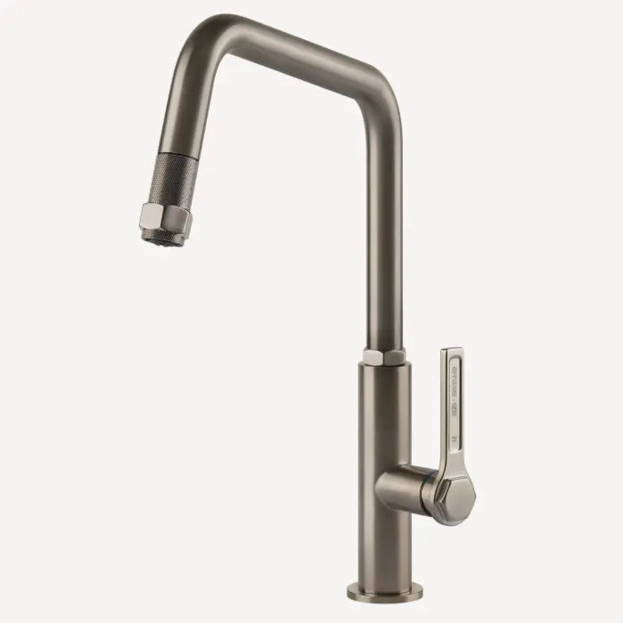 Gessi Officine Square Goose Neck Pull Out Mixer Gessi