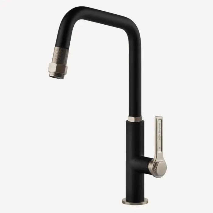 Gessi Officine Square Goose Neck Pull Out Mixer Gessi
