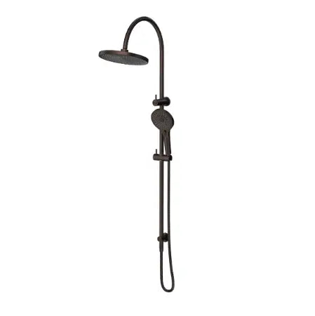 Mica Gooseneck Dual Shower Rail, Various finishes Bella Vista