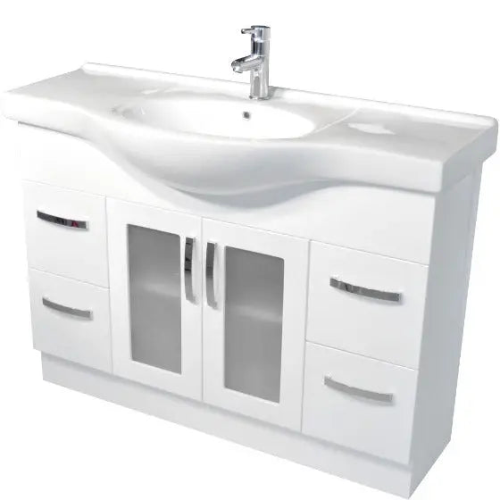 Antonio Semi Recessed Vanity 600mm, 750mm, 900mm, 1200mm Fienza