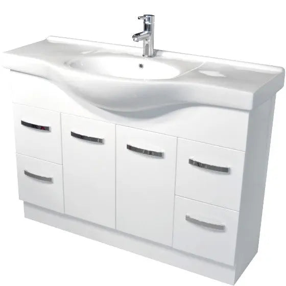 Antonio Semi Recessed Vanity 600mm, 750mm, 900mm, 1200mm Fienza