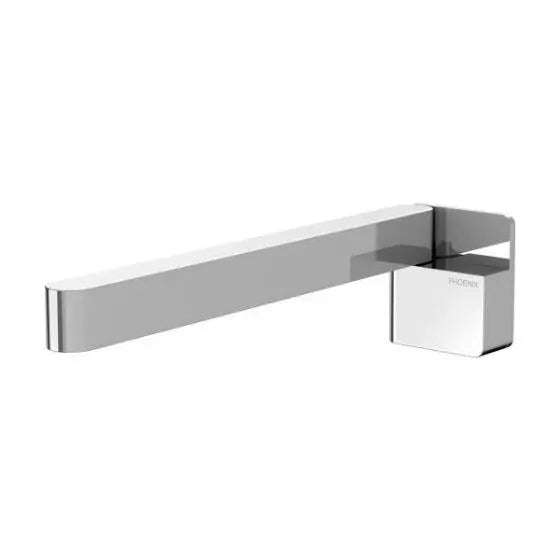 Designer Swivel Bath Outlet 230mm Squareline, various finishes Phoenix