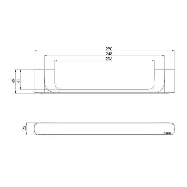 Nuage Hand Towel Rail Phoenix